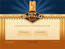 Tablet Screenshot of newbuffalobrewing.com